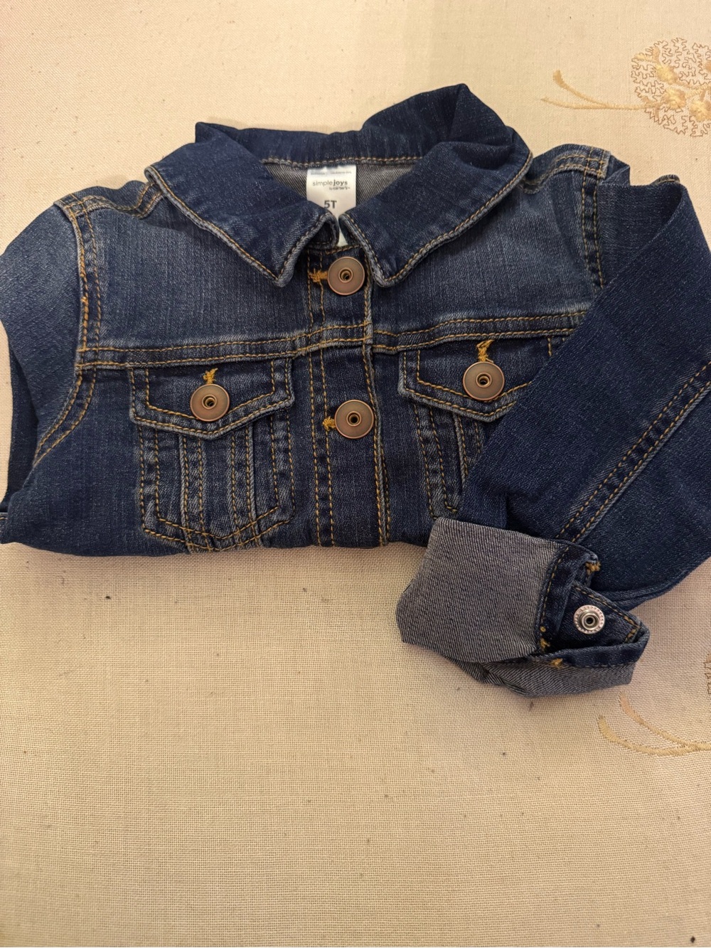 Carters Dark Blue Denim Jean Jacket for Kids